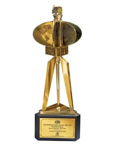 Senikma Holdings Award for coconut product exports in Sri Lanka